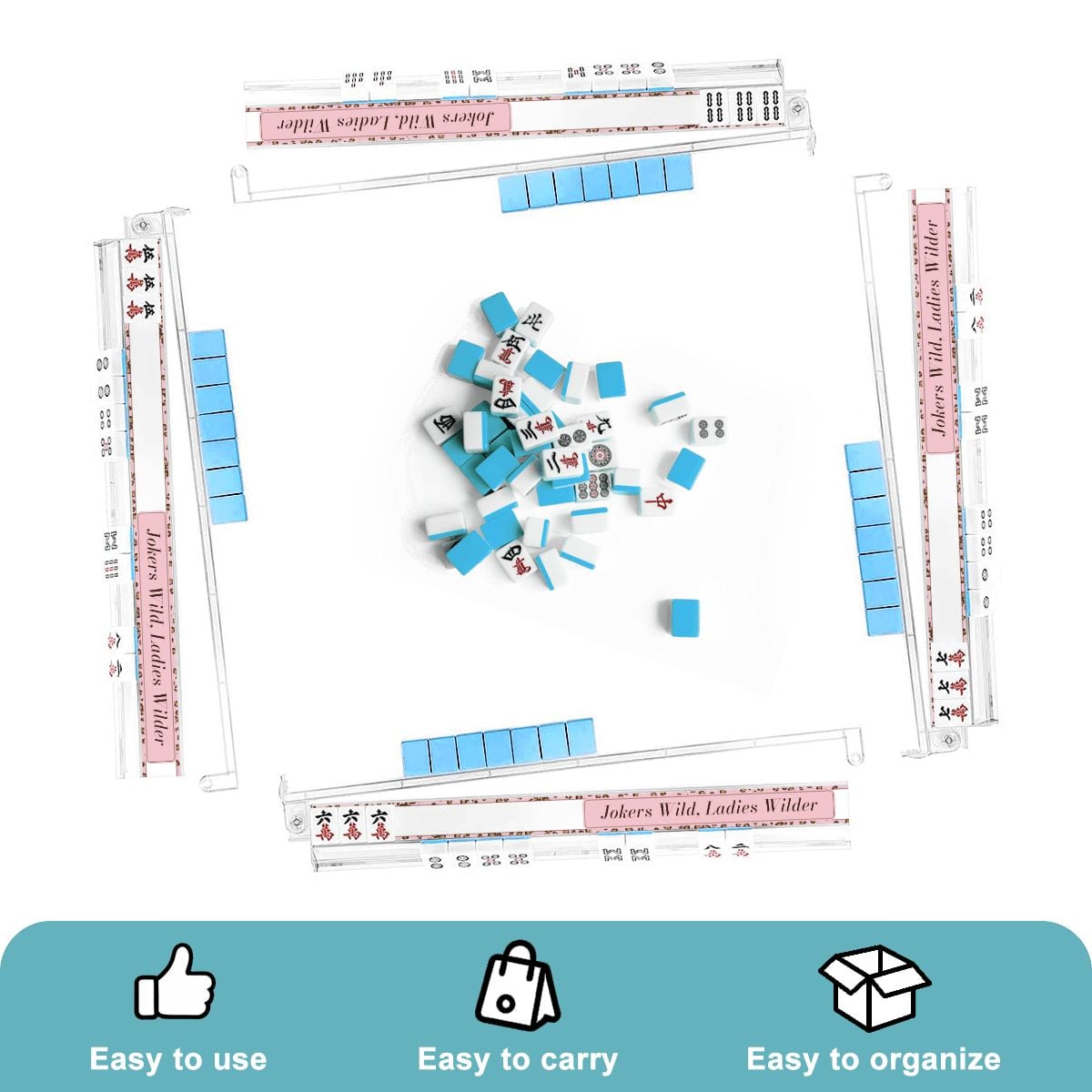 Leopard & Ballet Mahjong Racks – detail