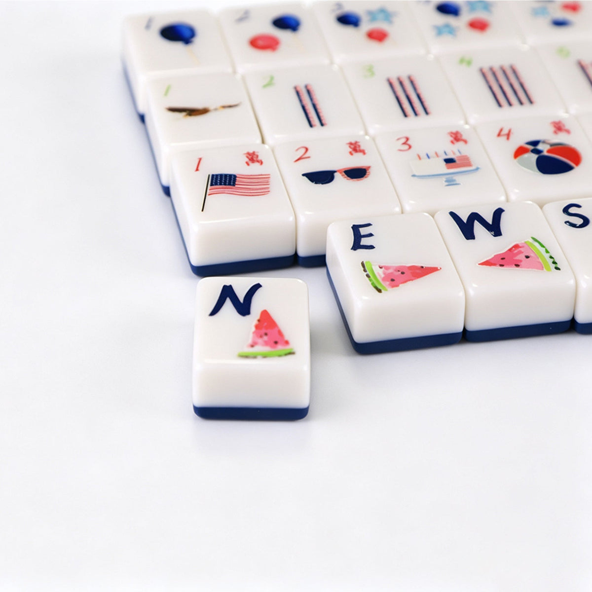 Summer Fun Mahjong Tiles
