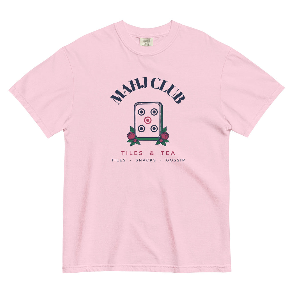 Mahj Club Tee in Blossom