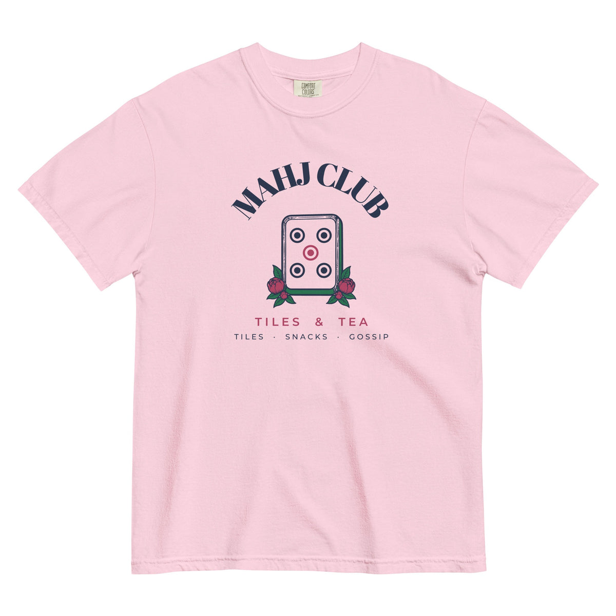Mahj Club Tee in Blossom