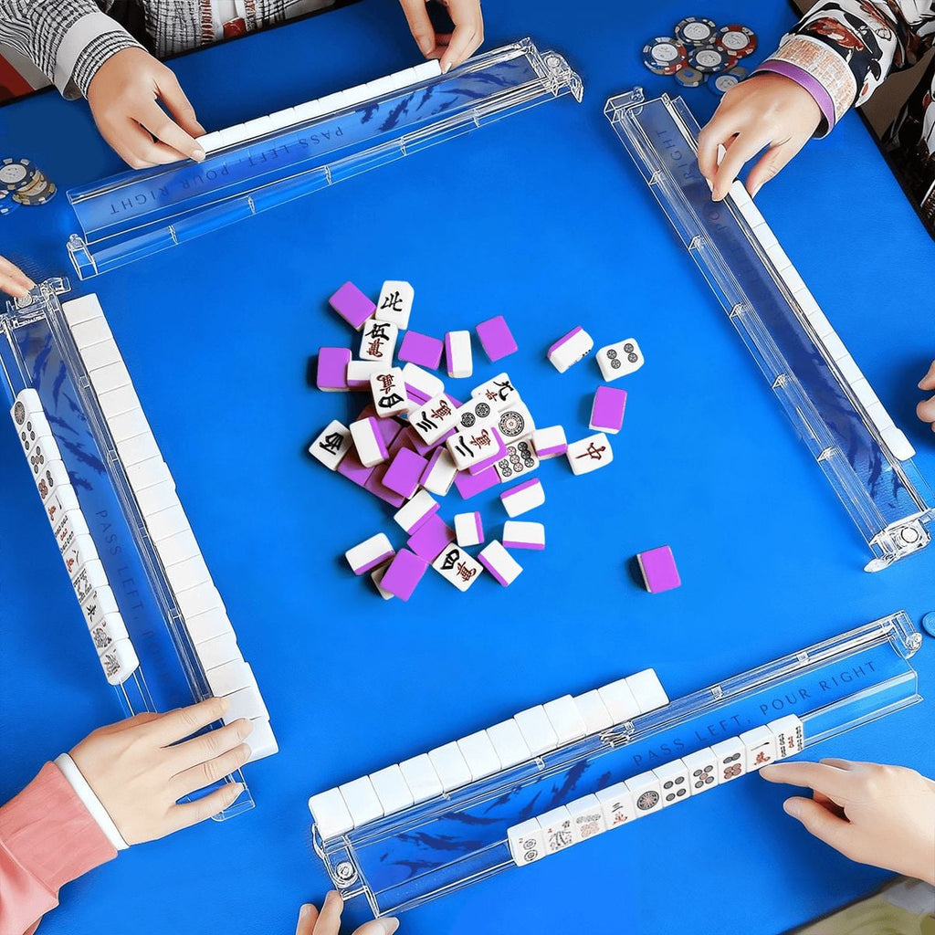 Cobalt Tigre Mahjong Racks – detail