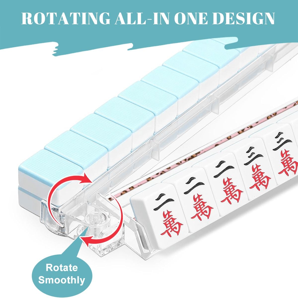 Leopard & Ballet Mahjong Racks – detail