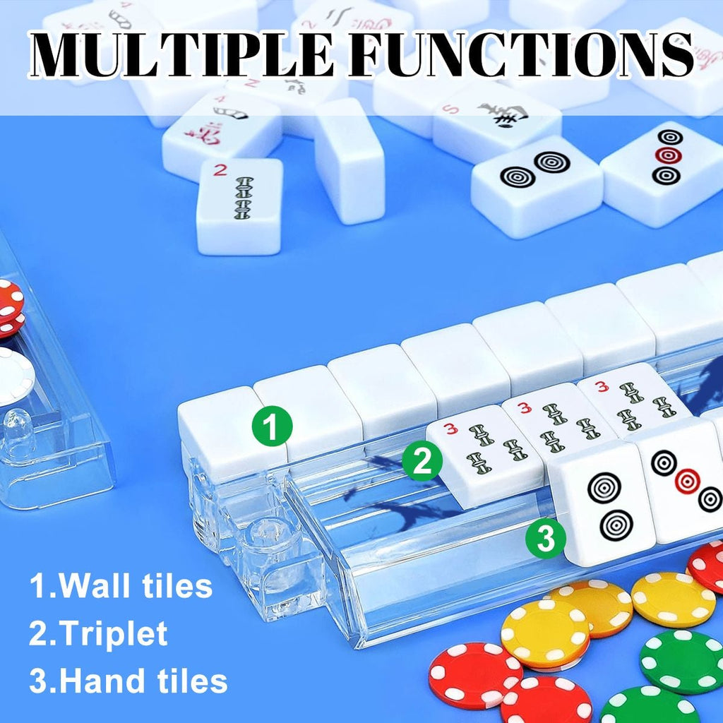 Cobalt Tigre Mahjong Racks – detail