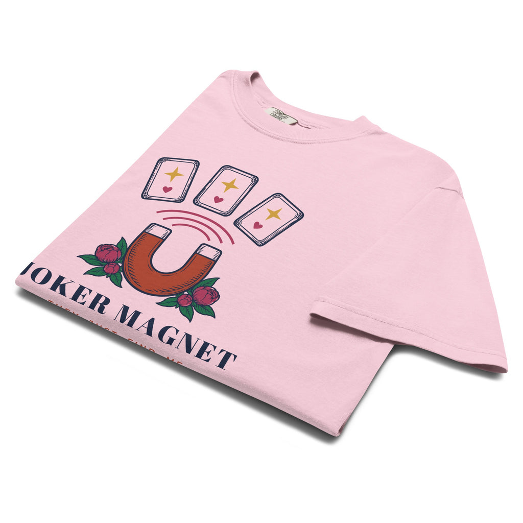 Joker Magnet Tee in Blossom, folded