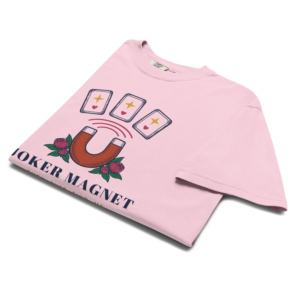Joker Magnet Tee in Blossom, folded