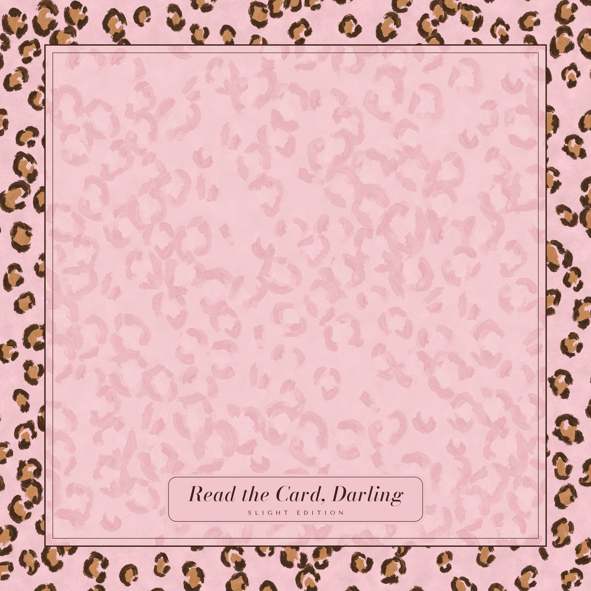 Leopard & Ballet Mahjong Mat 33x33 – Read the Card, Darling