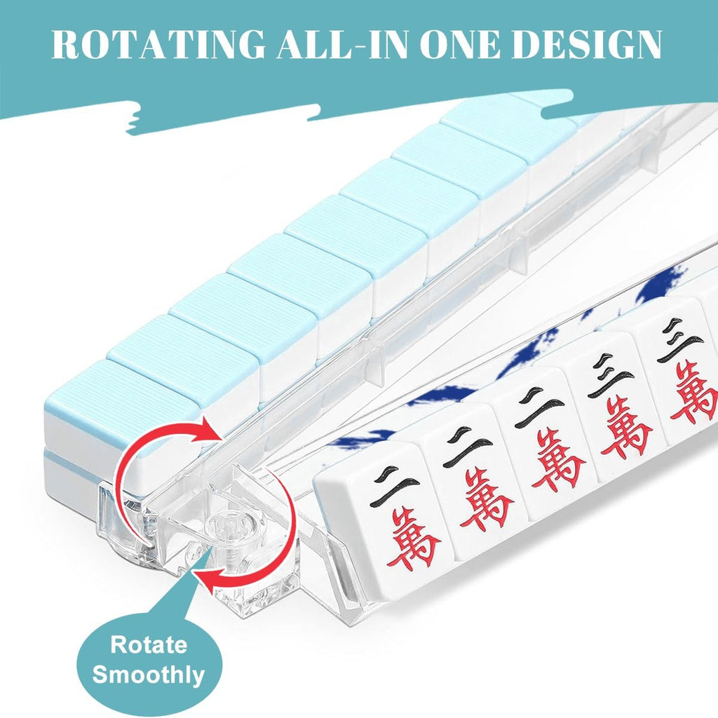 Cobalt Tigre Mahjong Racks – detail
