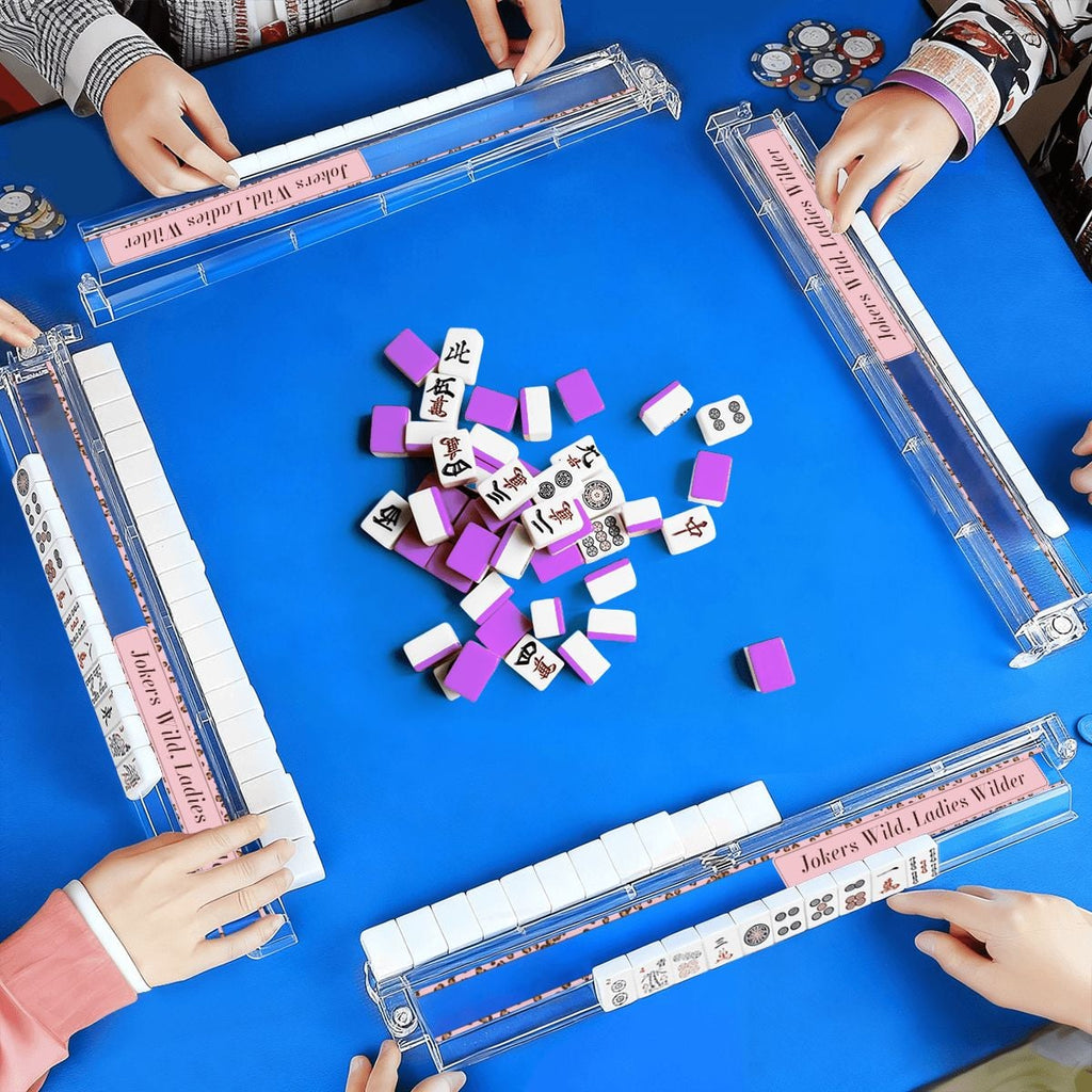 Leopard & Ballet Mahjong Racks – detail