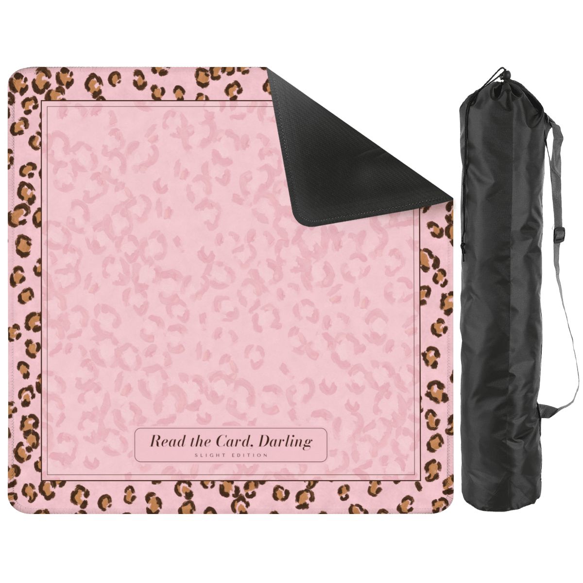 Leopard & Ballet Mahjong Mat 33x33 – Read the Card, Darling