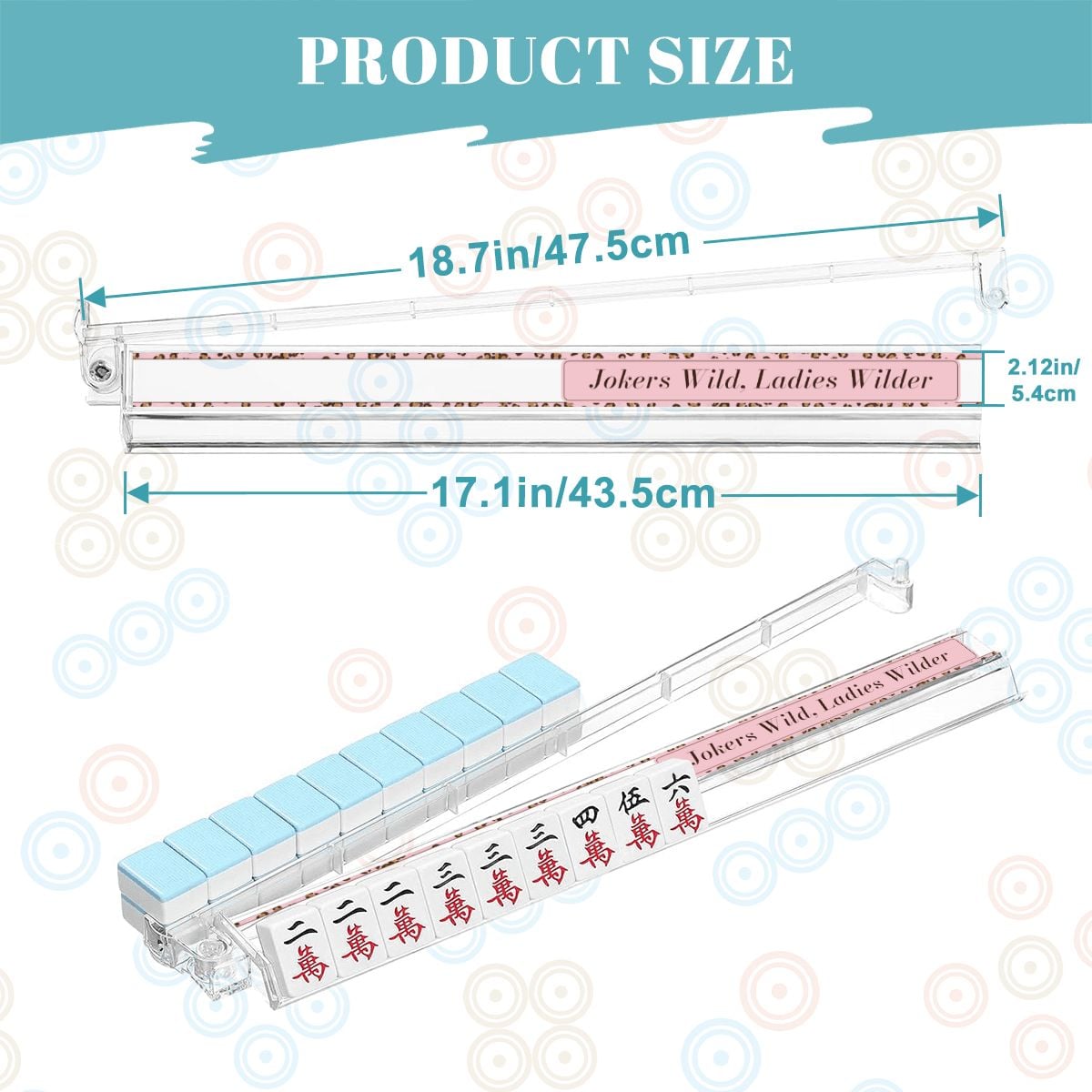 Leopard & Ballet Mahjong Racks – detail