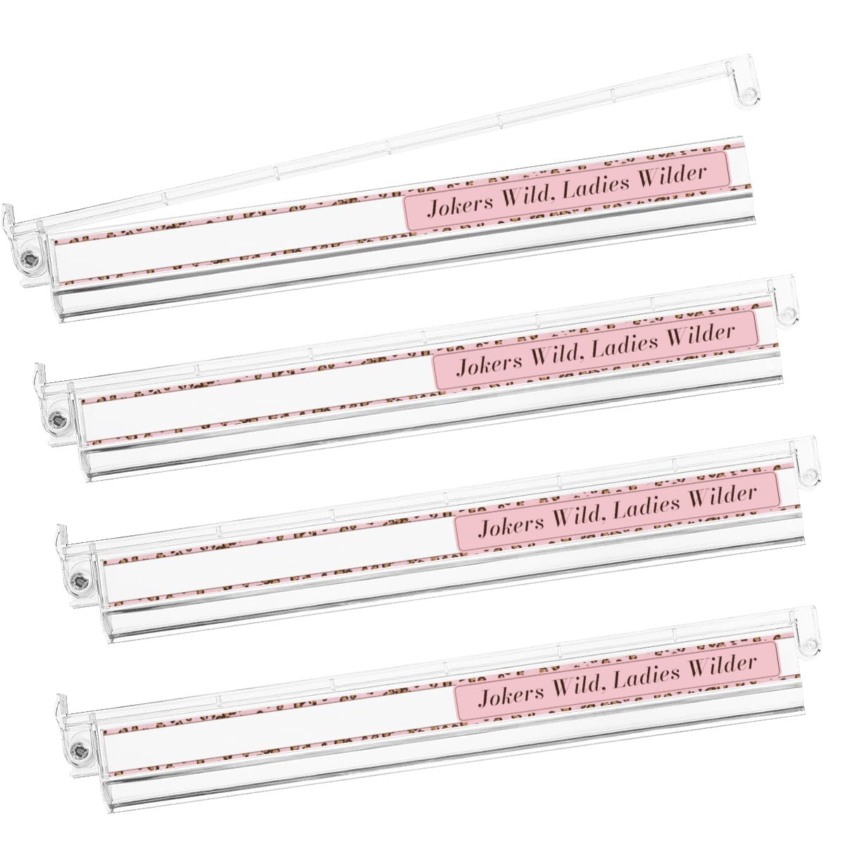 Leopard & Ballet Mahjong Racks, Set of 4 – Jokers Wild, Ladies Wilder