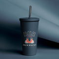 Joker Magnet Tumbler with Straw, Navy