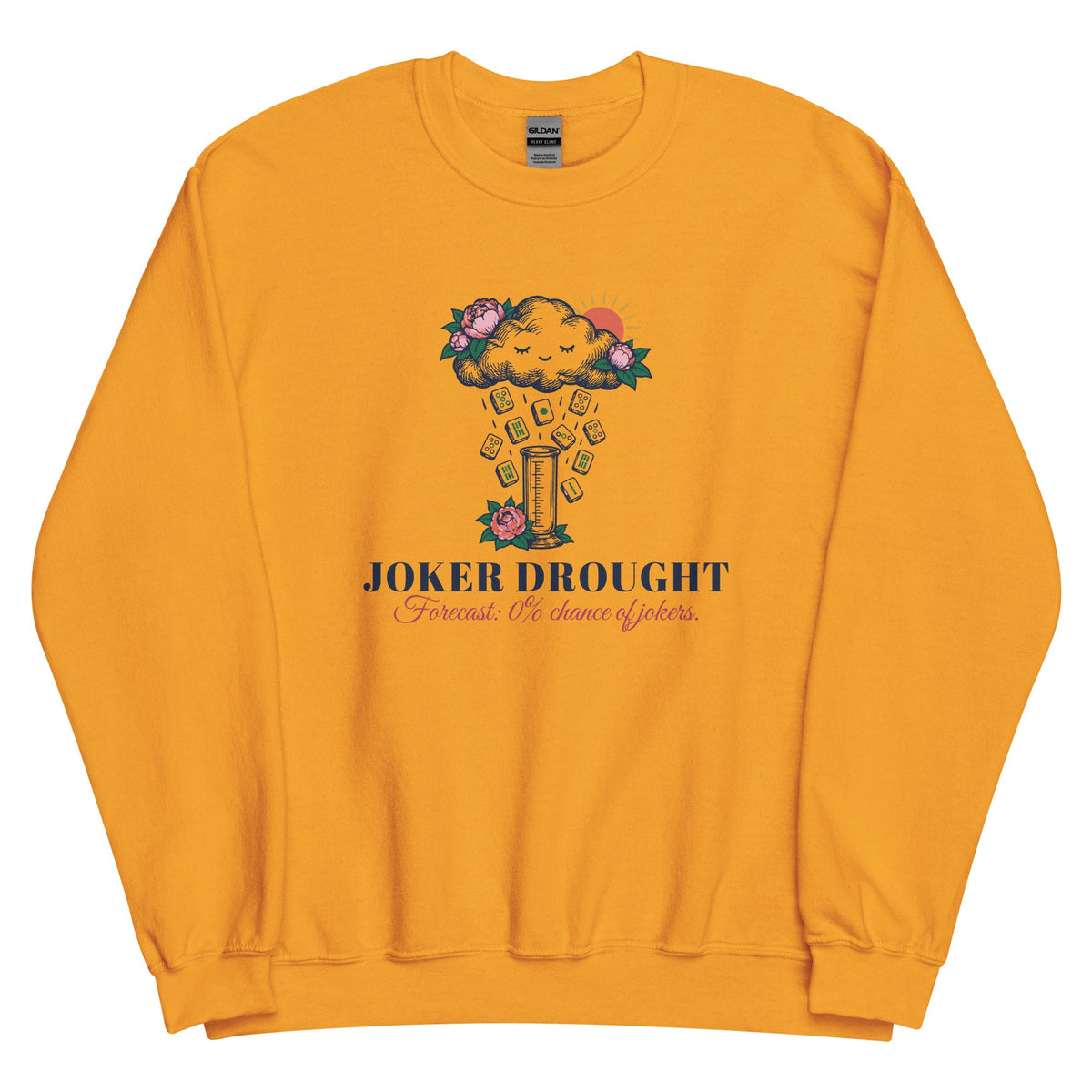 Joker Drought Forecast Crewneck in Gold
