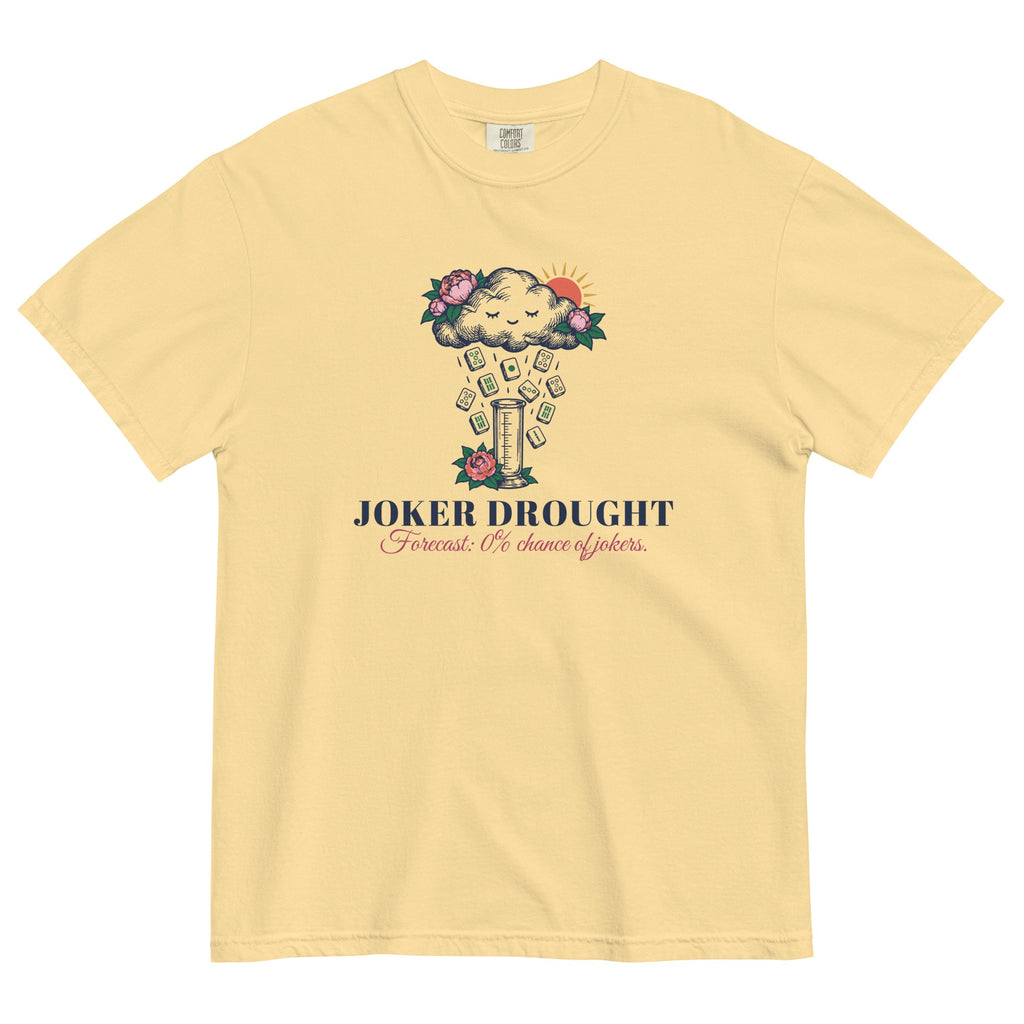 Joker Drought Forecast Tee in Butter, flat lay
