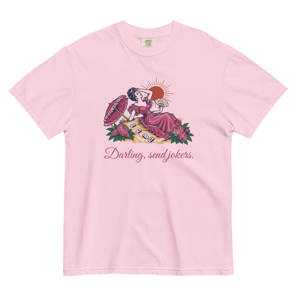 Darling, Send Jokers Tee in Blossom