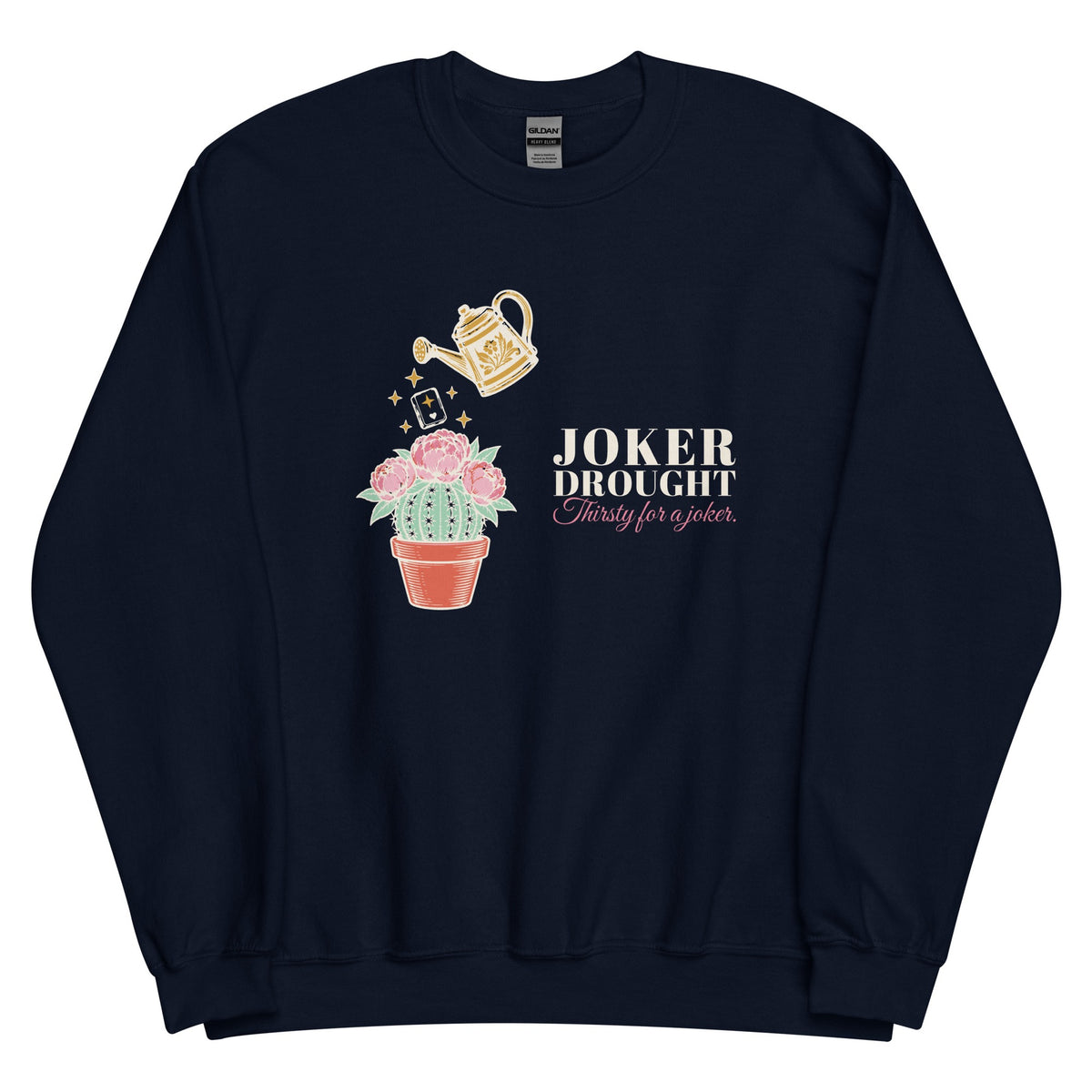 Thirsty for a Joker Crewneck in Navy