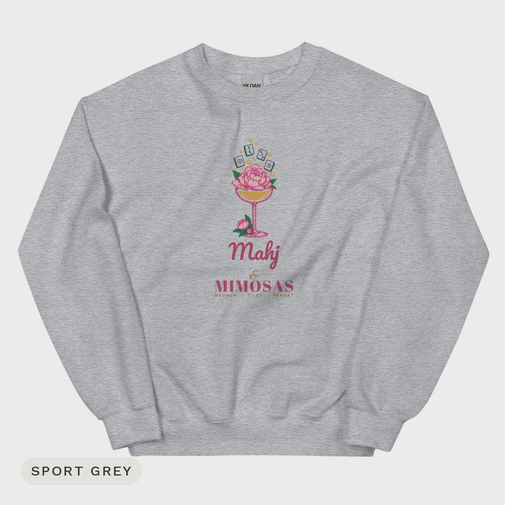 Mahj & Mimosas Crewneck colour flash video
