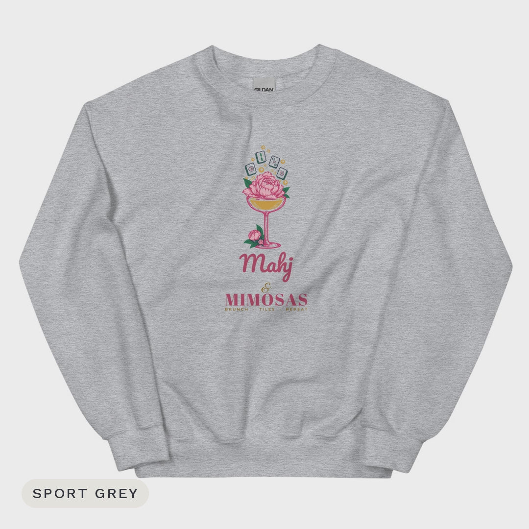Mahj & Mimosas Crewneck colour flash video