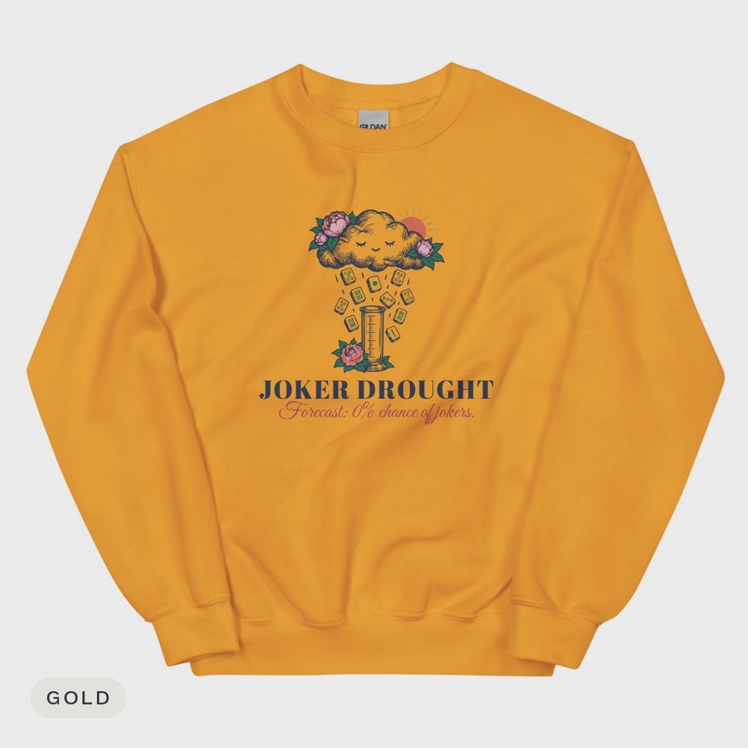 Joker Drought Forecast Crewneck colour flash video