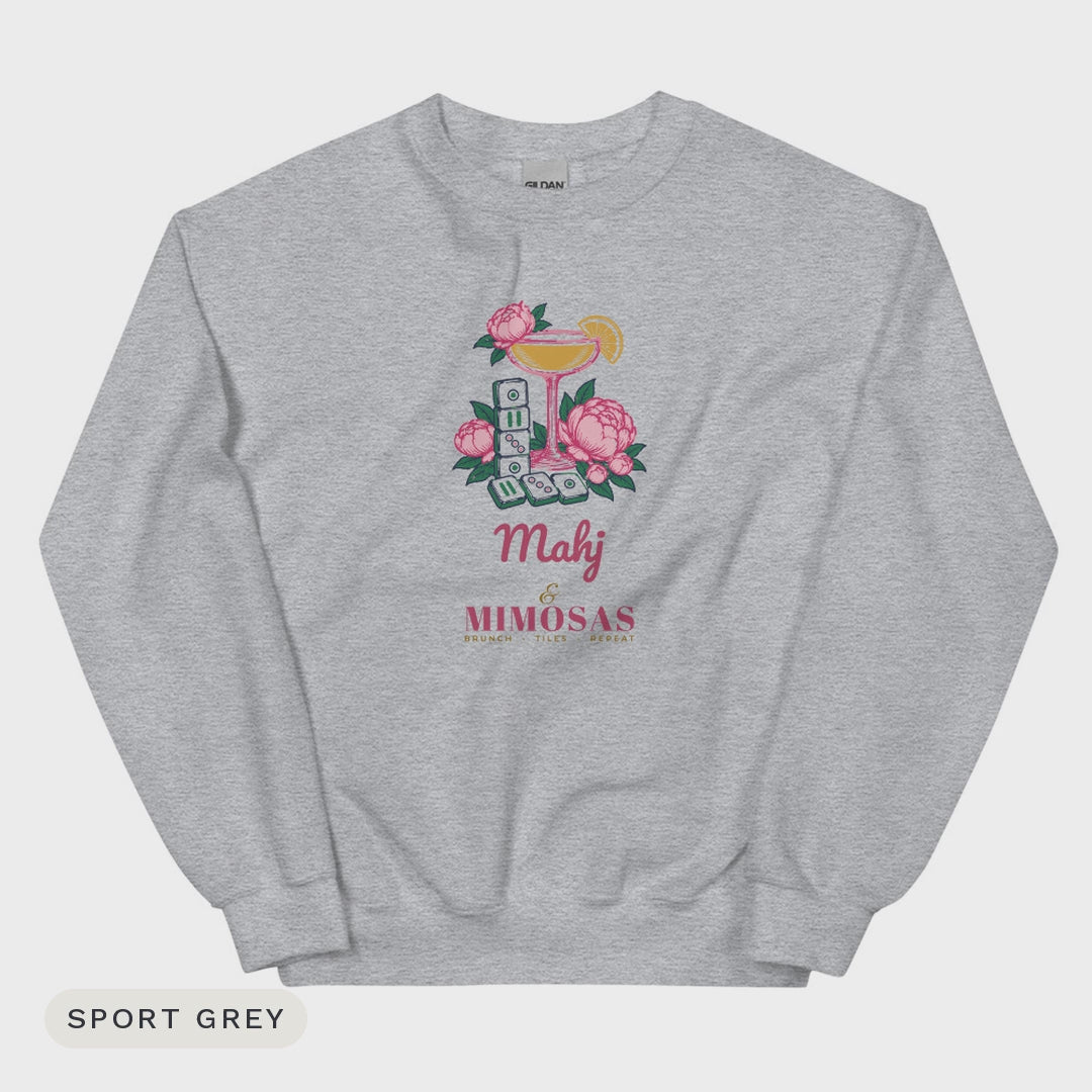 Mahj & Mimosas Crewneck colour flash video