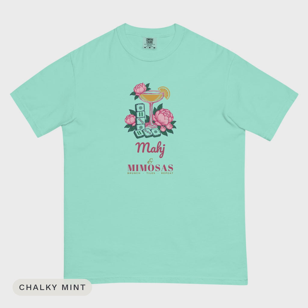 Mahj & Mimosas Tee colour flash video