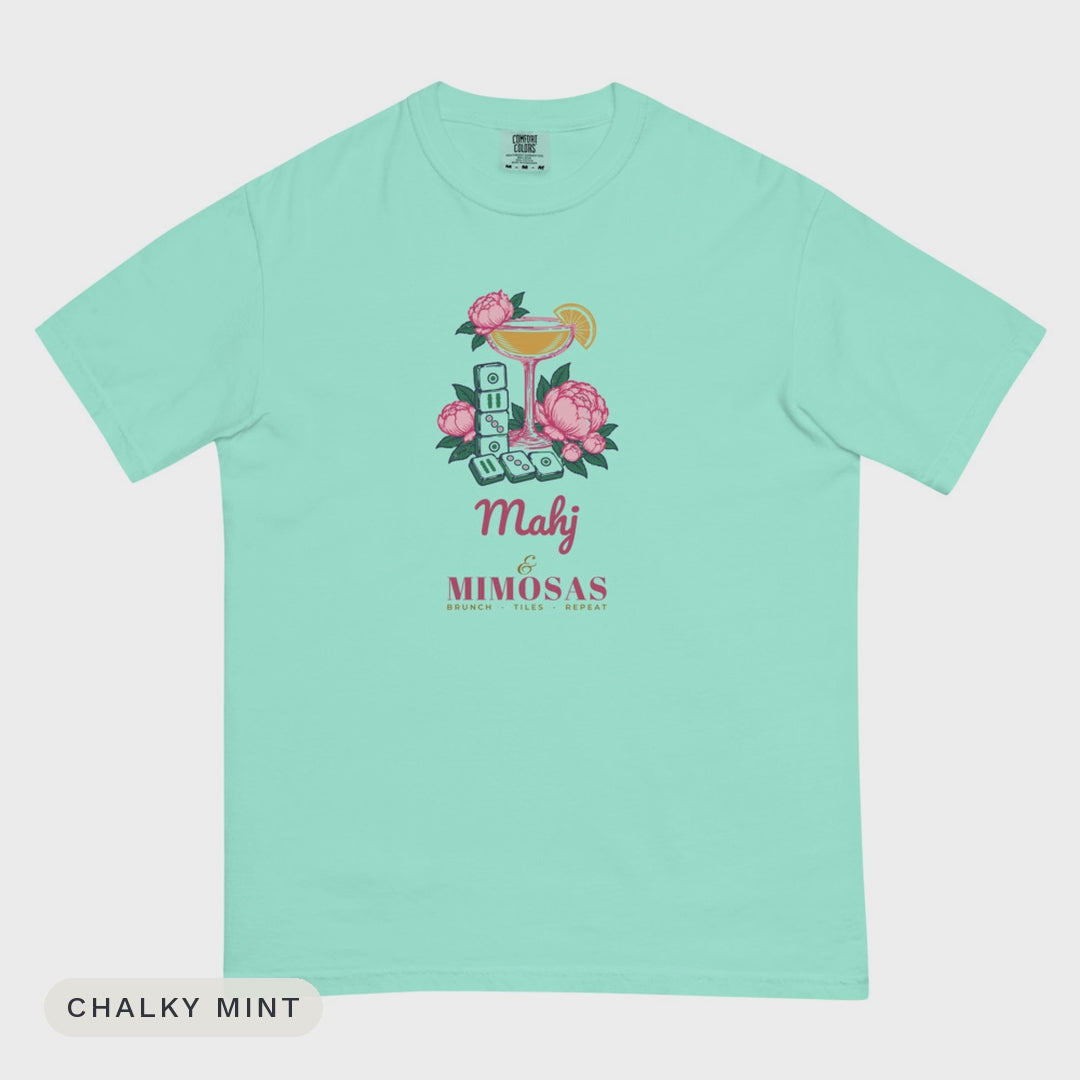 Mahj & Mimosas Tee colour flash video