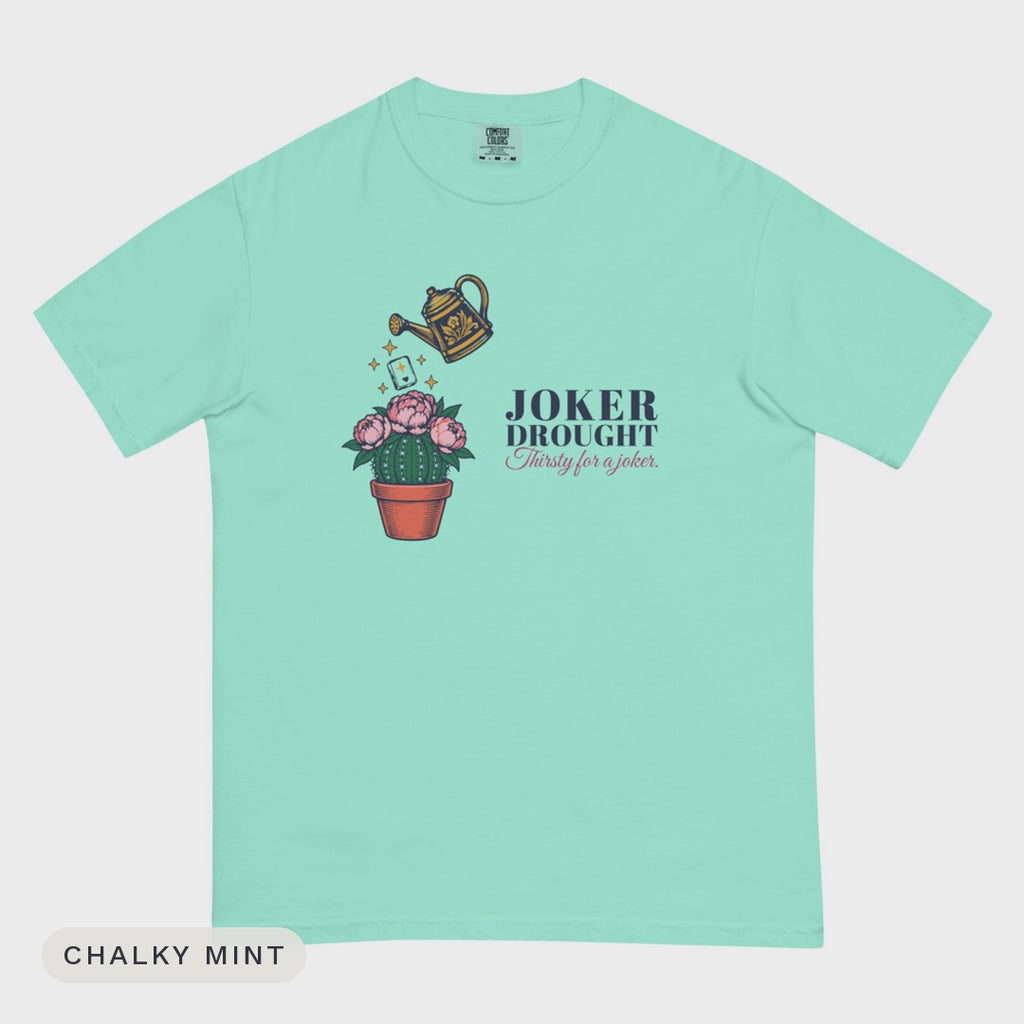 Thirsty for a Joker Tee colour flash video