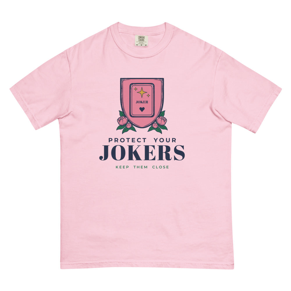 Protect Your Jokers tee, Blossom