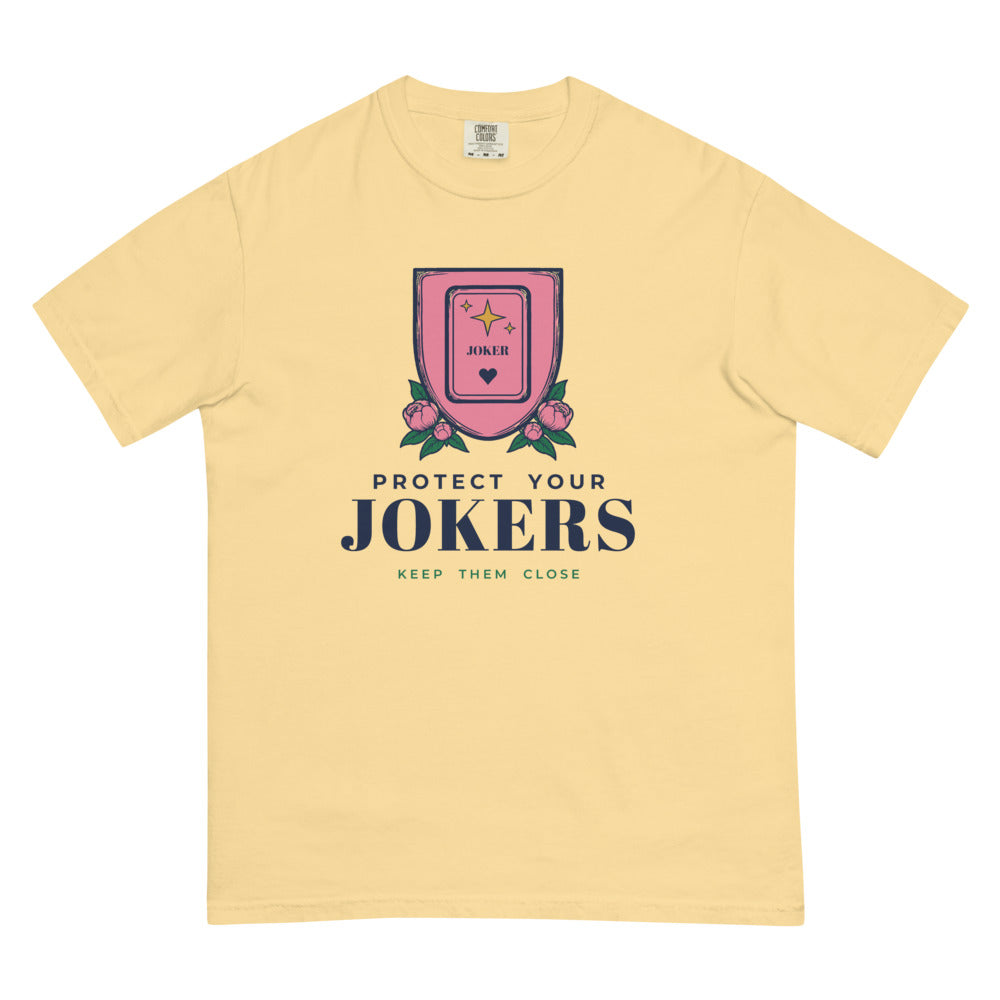 Protect Your Jokers tee, Butter