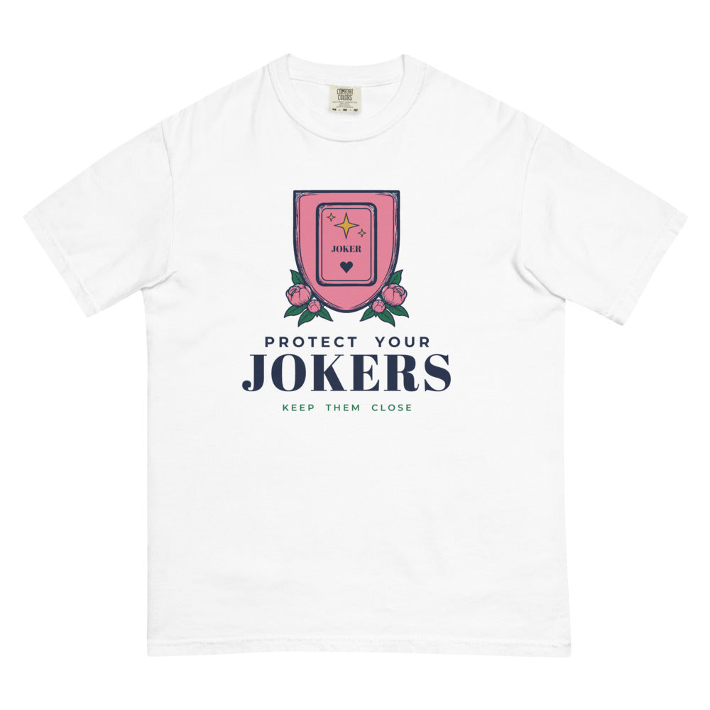Protect Your Jokers tee, White