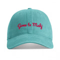 Gone to Mahj embroidered cap, Chalky Mint
