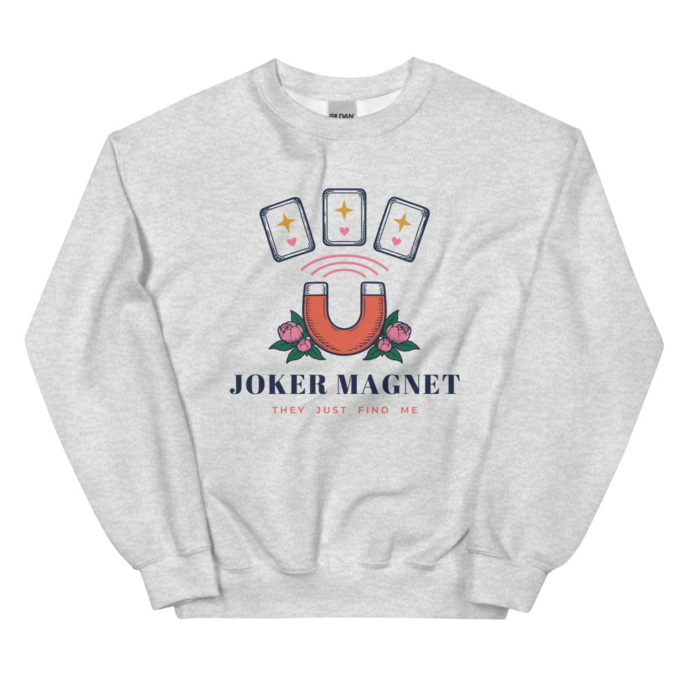 Joker Magnet crewneck, Ash