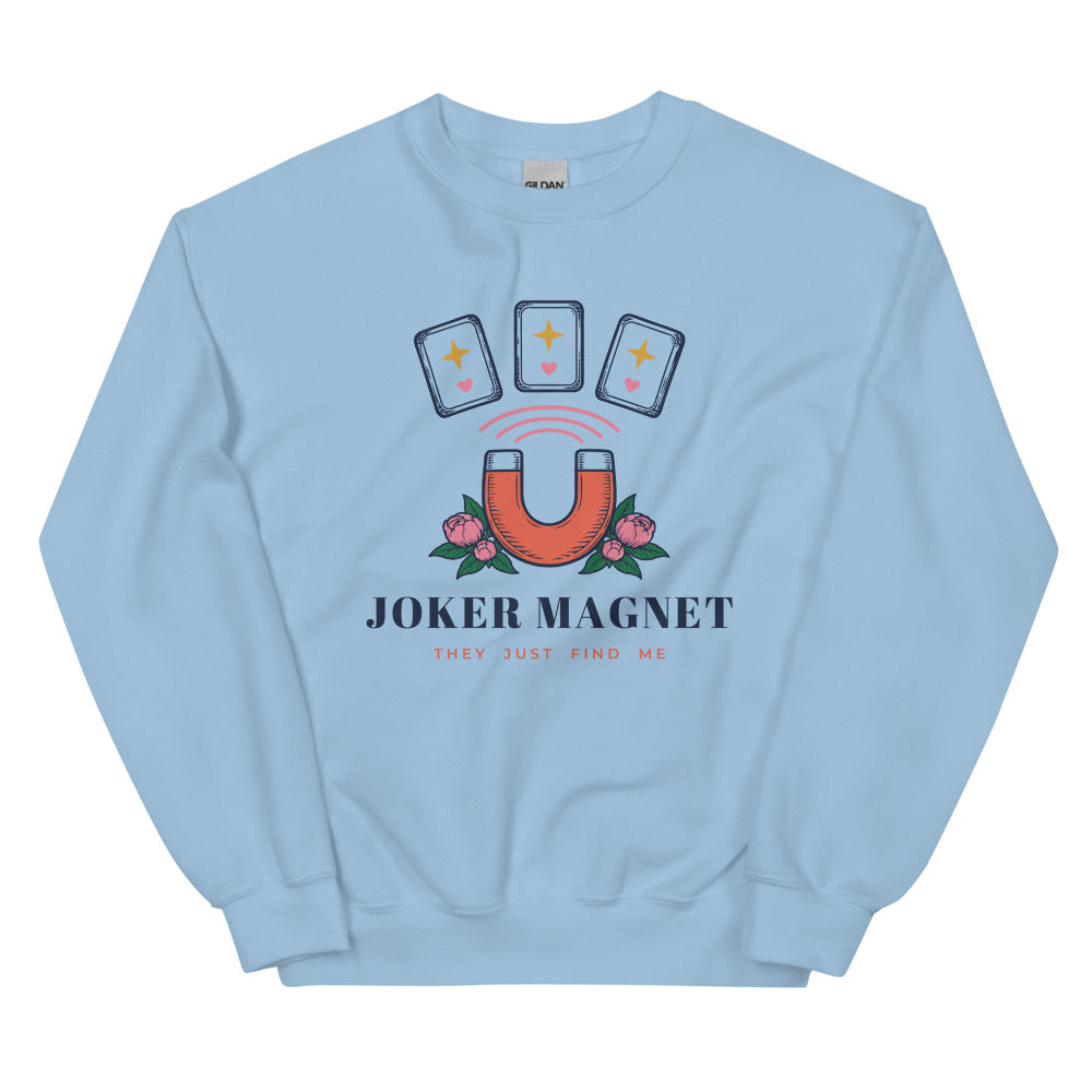 Joker Magnet crewneck, Light Blue