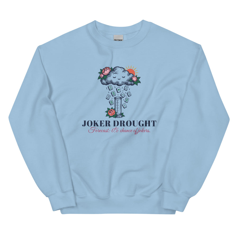 Joker Drought Forecast crewneck, Light Blue