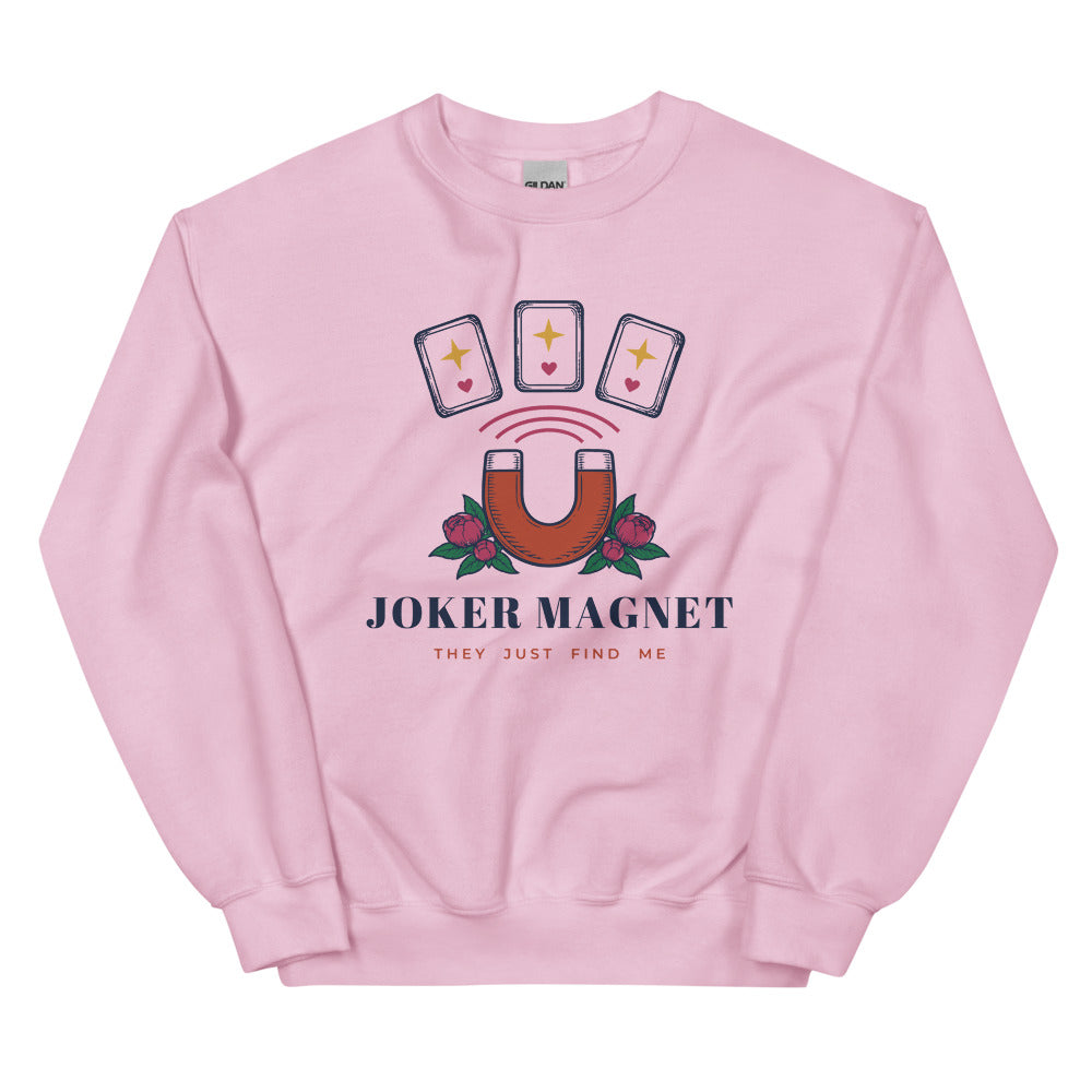 Joker Magnet crewneck, Light Pink