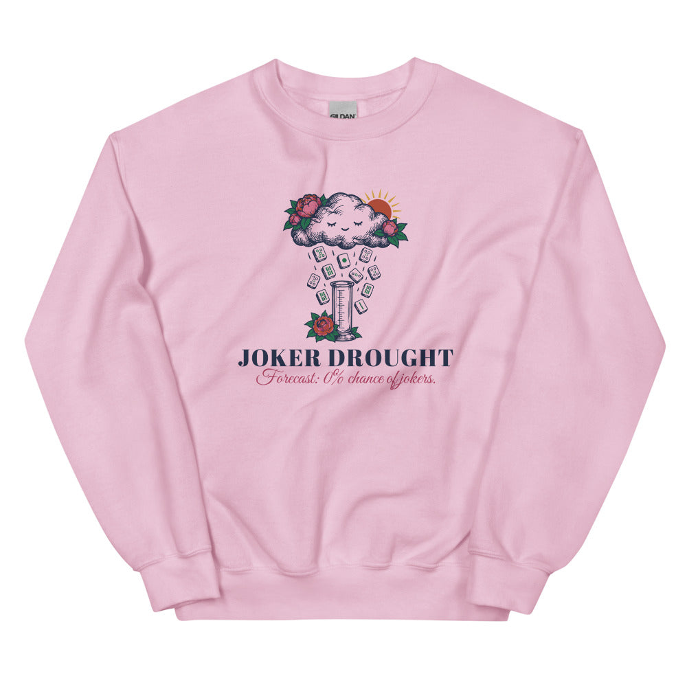 Joker Drought Forecast crewneck, Light Pink
