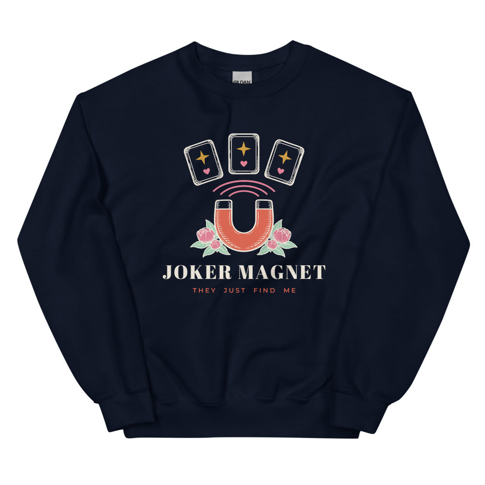 Joker Magnet crewneck, Navy