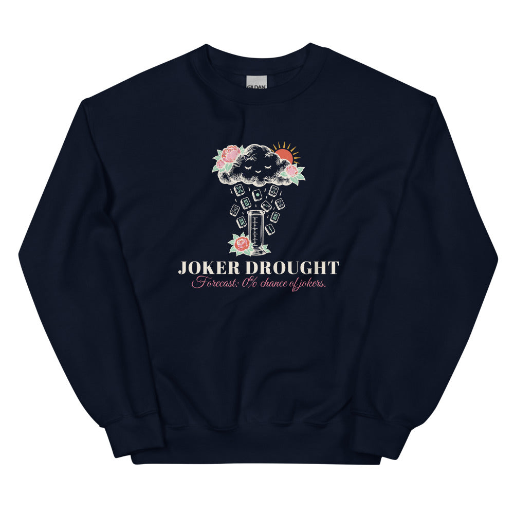 Joker Drought Forecast crewneck, Navy