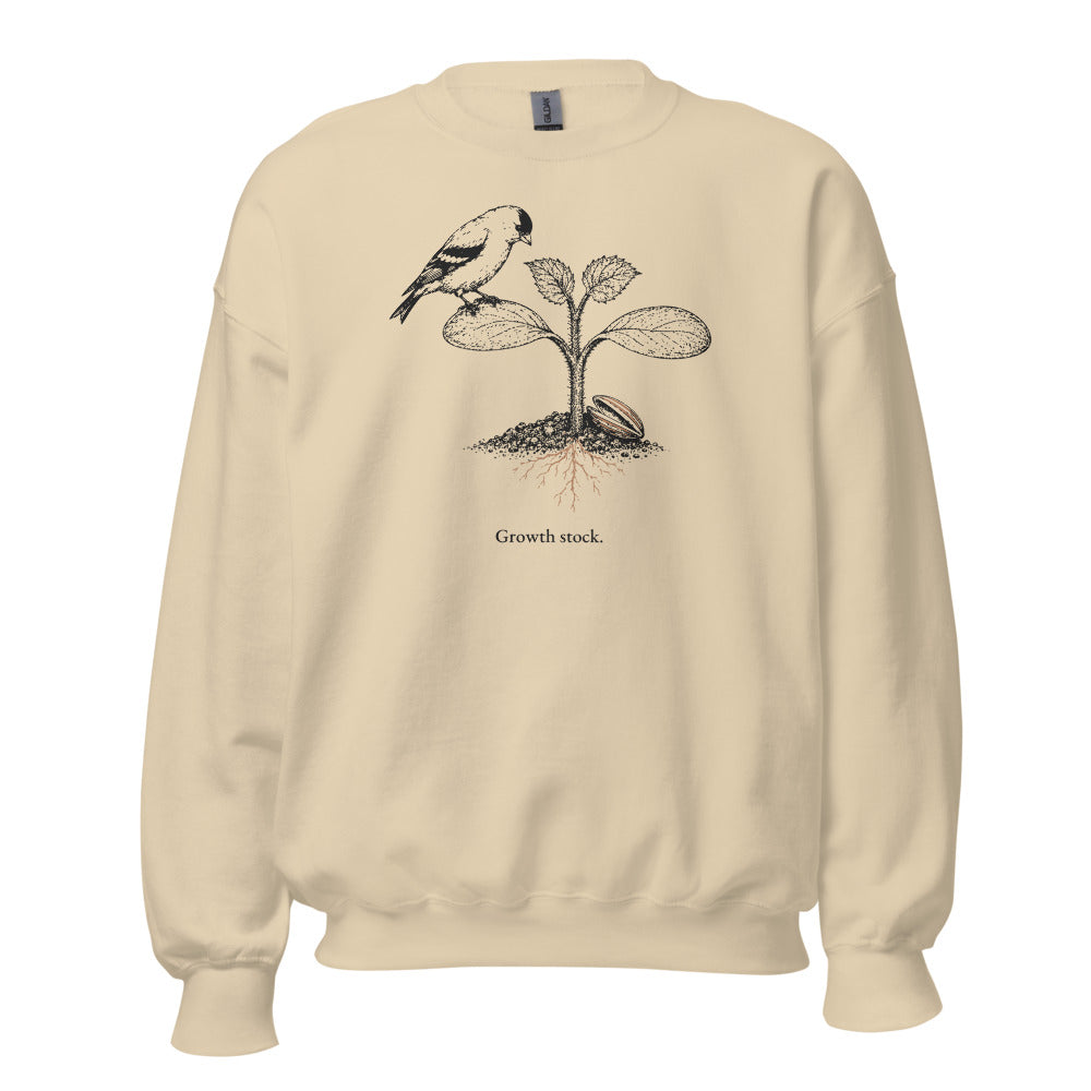 Growth stock goldfinch crewneck, Sand