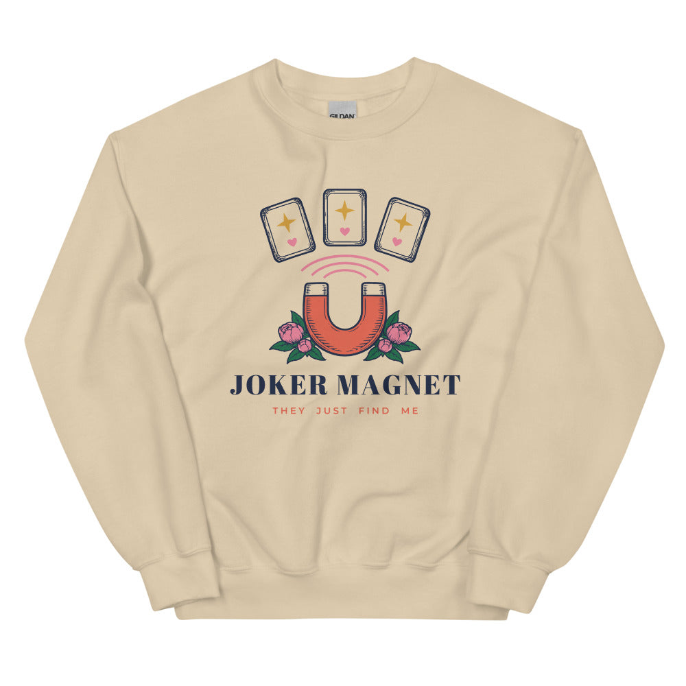 Joker Magnet crewneck, Sand