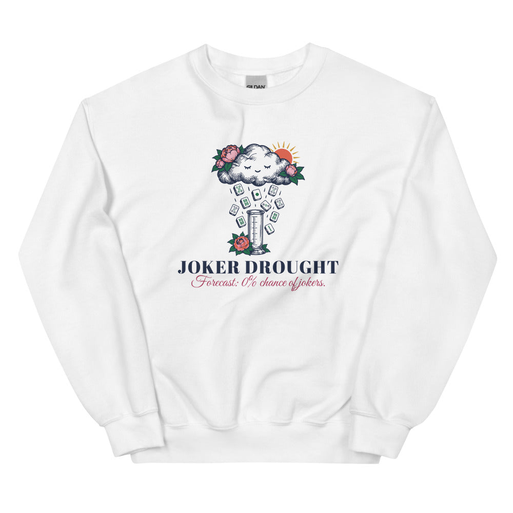 Joker Drought Forecast crewneck, White