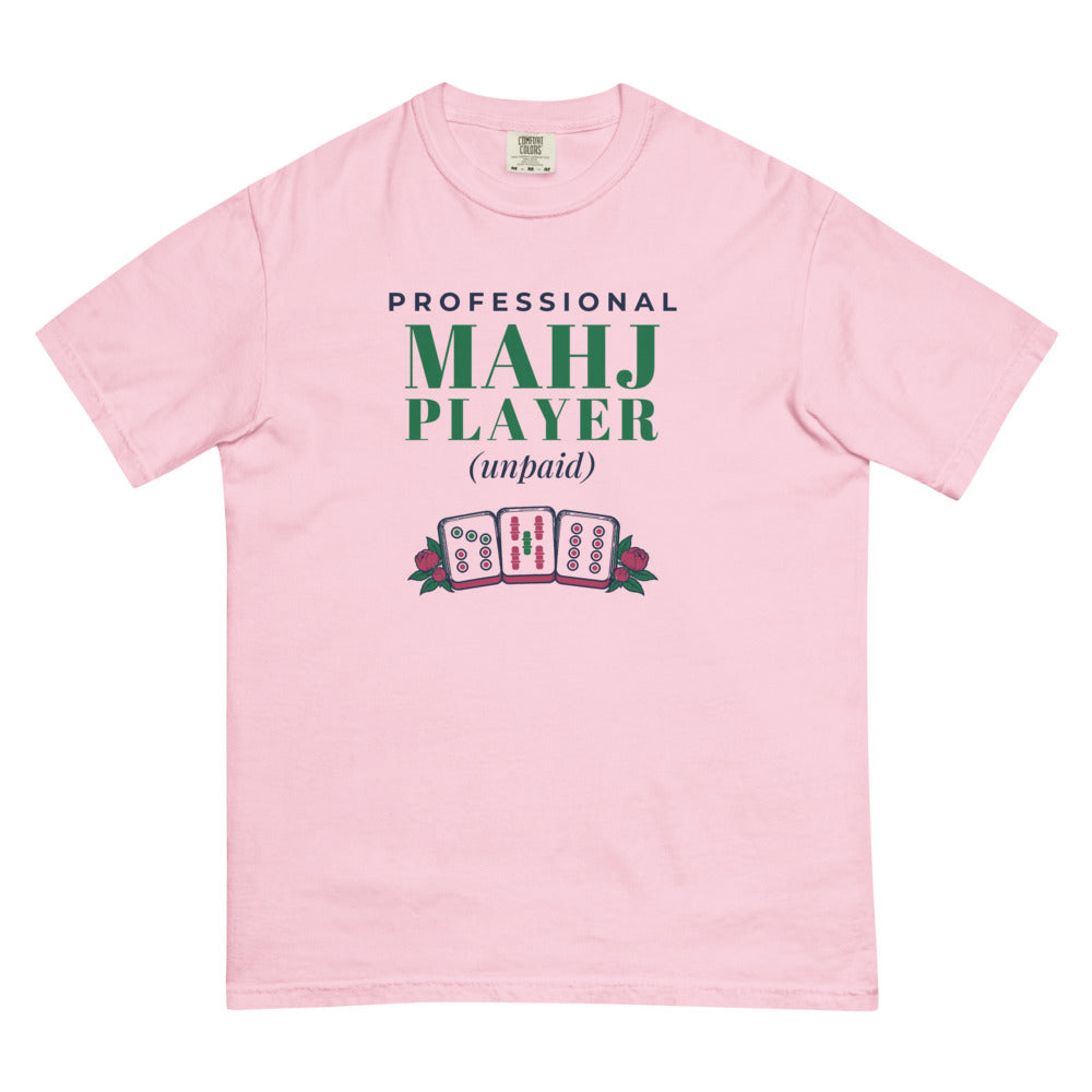 Professional Mahj Player (unpaid) tee, Blossom