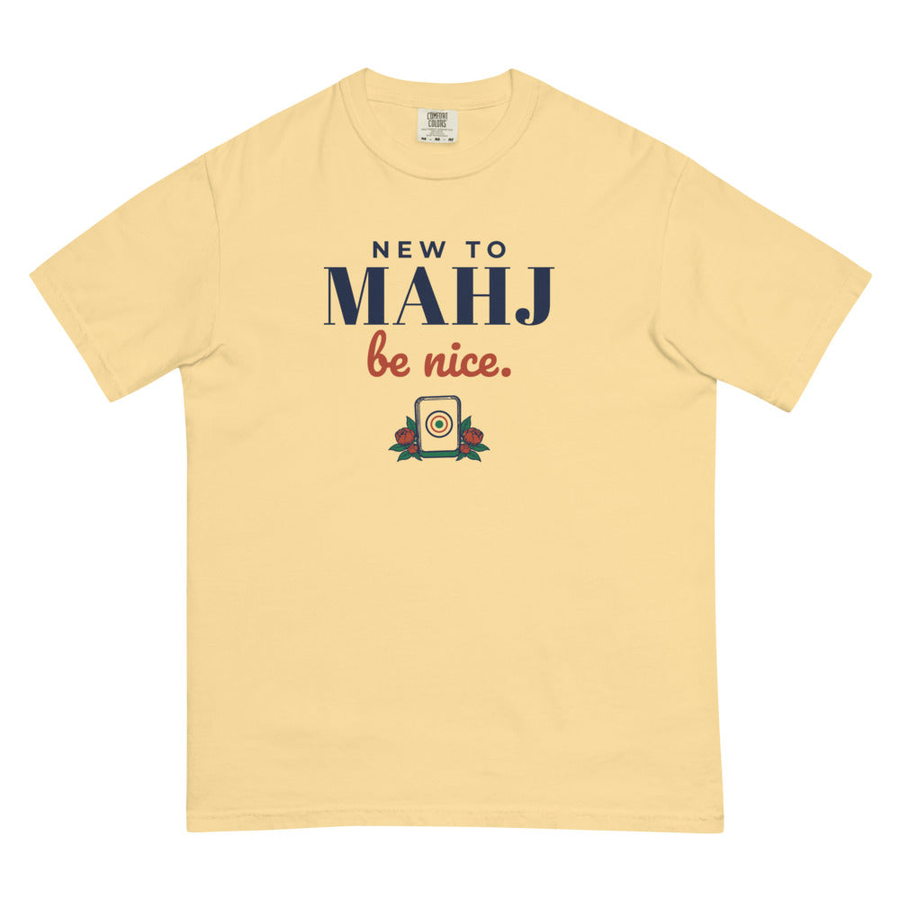New to Mahj, be nice tee, Butter