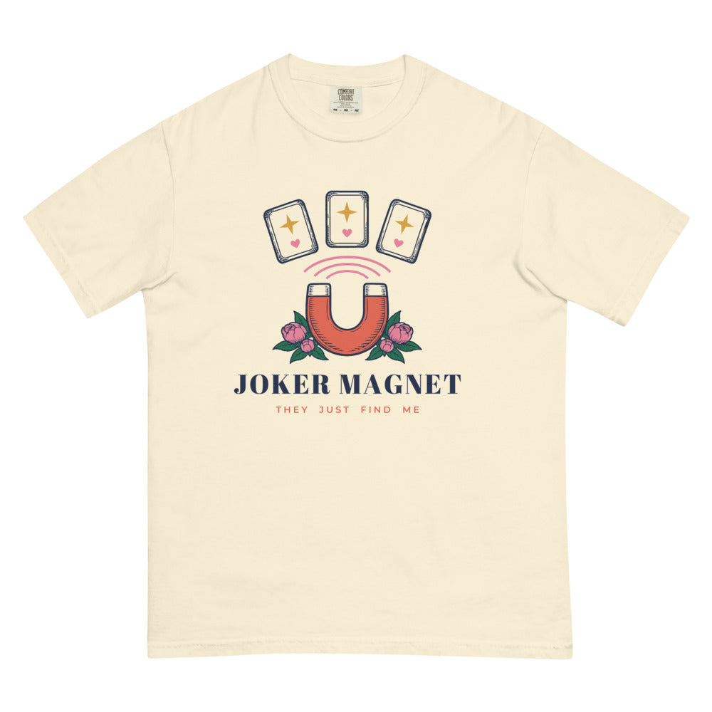 Joker Magnet tee, Ivory