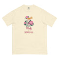 Mahj & Mimosas coupe and tile stack tee, Ivory