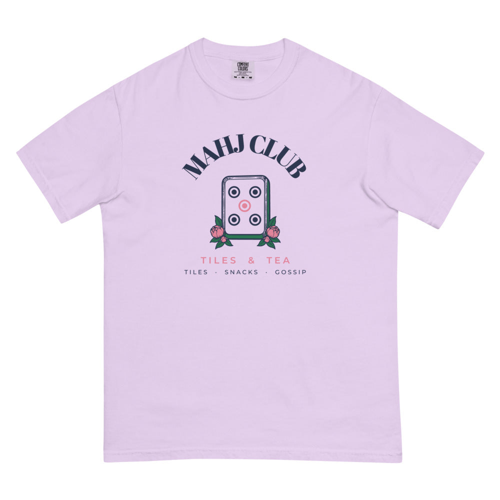 Mahj Club tee, Orchid