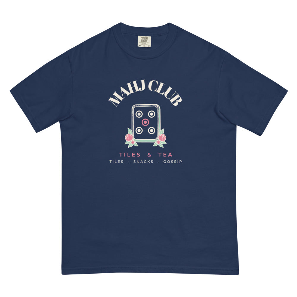 Mahj Club tee, True Navy