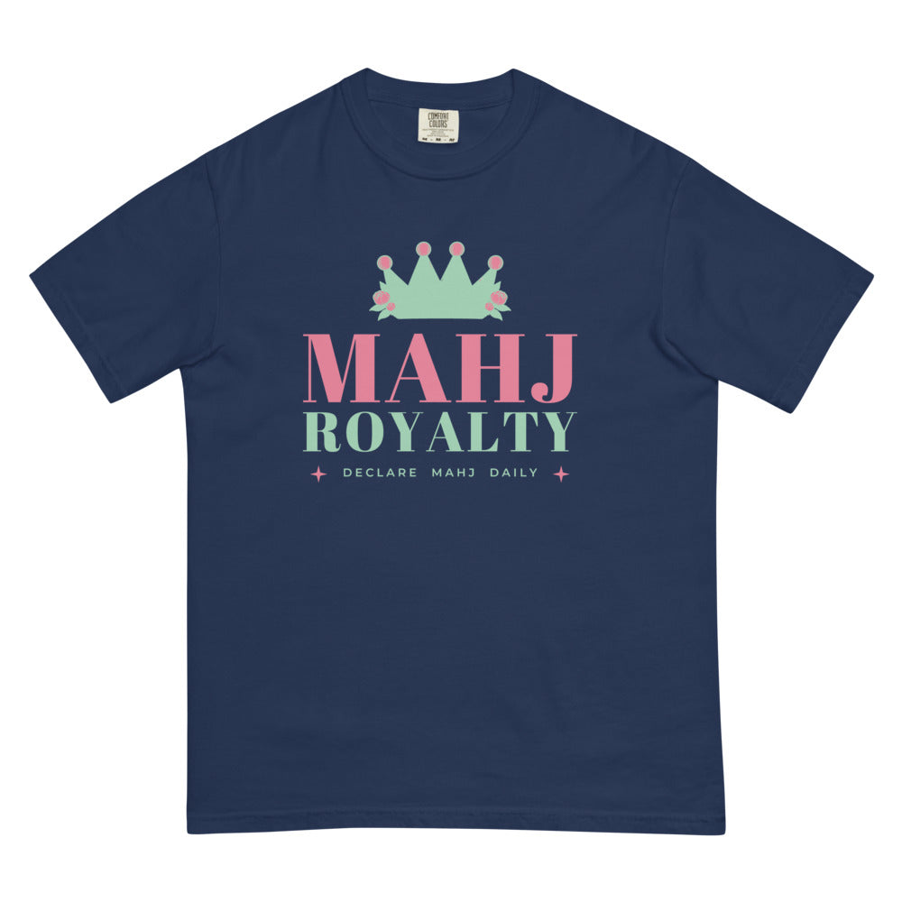 Mahj Royalty tee, True Navy