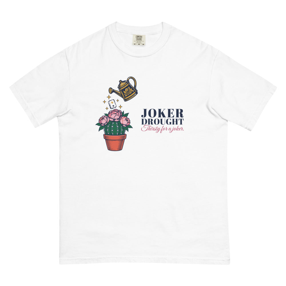 Joker Drought Thirsty for a Joker cactus tee, White