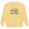 Happily Retired, now playing Mahj full time crewneck, Butter